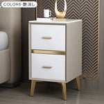 ミニマルベッドサイドテーブル小型シンプルモダン軽高級レザーナイトスタンド yk-01