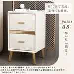 ミニマルベッドサイドテーブル小型シンプルモダン軽高級レザーナイトスタンド yk-01