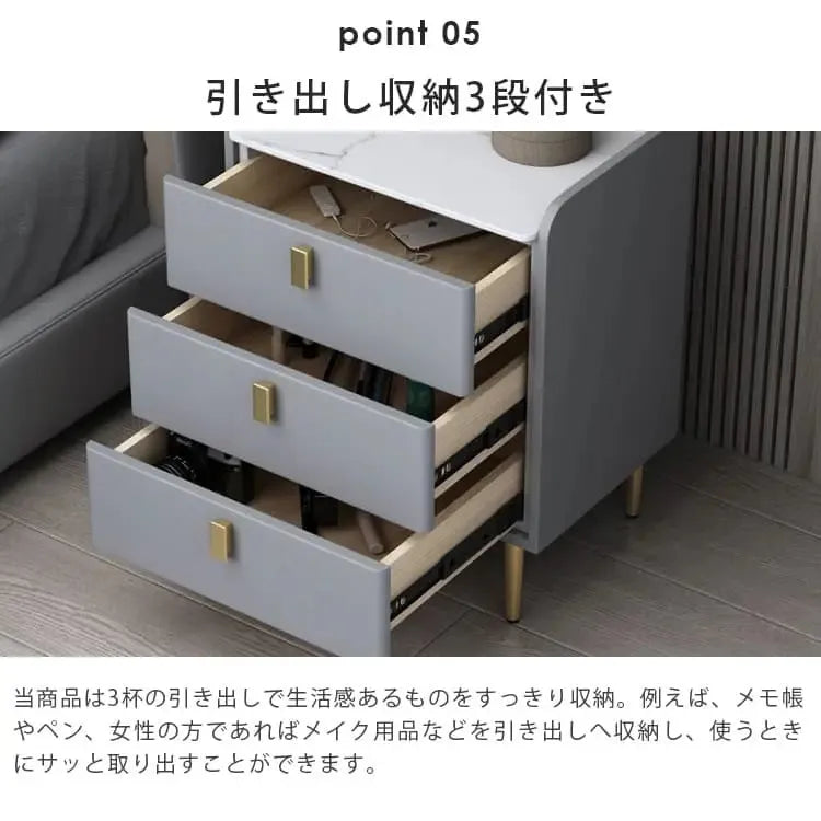 ナイトテーブル ベージュ ライトグレー ホワイト カーキ オレンジ ブルー ミントグリーン ライトピンク ダークグレー グレーブルー ライトグレー+ホワイト ぶれーブルー+ホワイト オレンジ+ホワイト カーキ+ホワイト ブルー+ホワイト セラミック スチール yk-04-nighttable