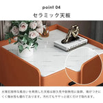 ナイトテーブル ホワイト ベージュ ライトグレー ダークグレー カーキ ブラウン グレー オレンジ セラミック 天然木 yk-09-nighttable