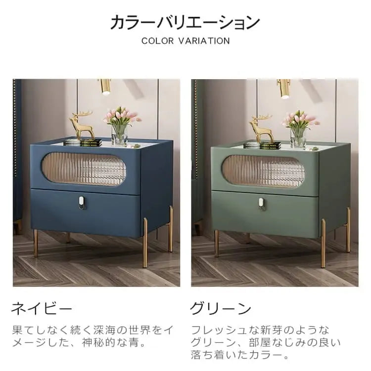 ナイトテーブル ライトブルー ピンク ライトグレー カーキ ライトブラウン ブルー グリーン ベージュ ピンク+ベージュ オレンジ+ベージュ セラミック スチール yk-10-nighttable