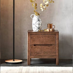 ナイトテーブル ブラウン オーク材 ysys-a3021-table