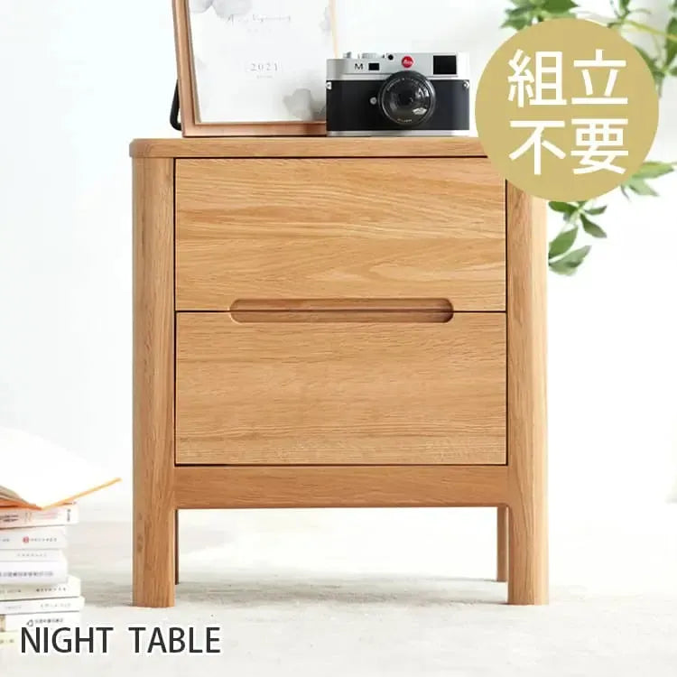 ナイトテーブル ナチュラル オーク材 ysys-a3026-table