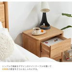 ナイトテーブル ナチュラル オーク材 ysys-a3026-table
