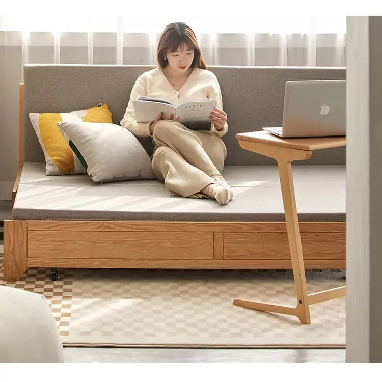 ソファー ライトグレー ダークグレー ベージュ オーク材 ファブリック 合金鋼 ysys-a4063-sofa