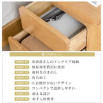 ナイトテーブル ナチュラル オーク材 ysys-a5022-table
