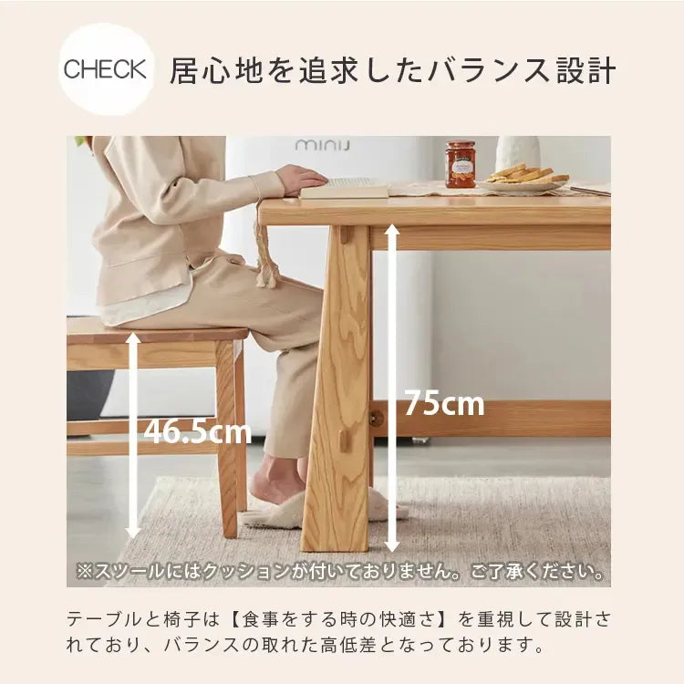 テーブル ナチュラル オーク材 ysys-b1113-table