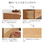 ナイトテーブル ナチュラル オーク材 キリ材 真鍮 ysys-b3028