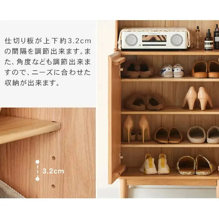 キャビネット ナチュラル ブラウン オーク材 キリ材 ysys-b3091-storage