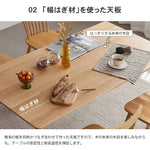 テーブル ナチュラル ブラウン オーク材 ysys-b3115-table