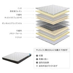 ベッド ブラウン ウォールナット材 ポプラ材 ysys-b5016-bed