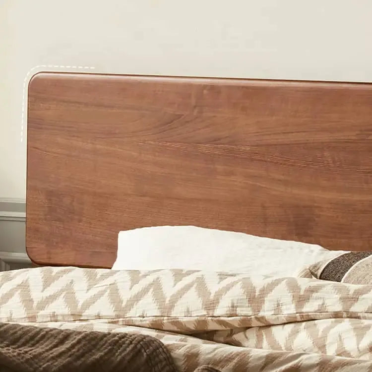 ベッド ブラウン ウォールナット材 ポプラ材 ysys-b5016-bed