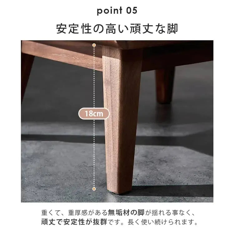 ナイトテーブル ブラウン ブラックウォールナット キリ材 真鍮 ysys-b5024-nighttable