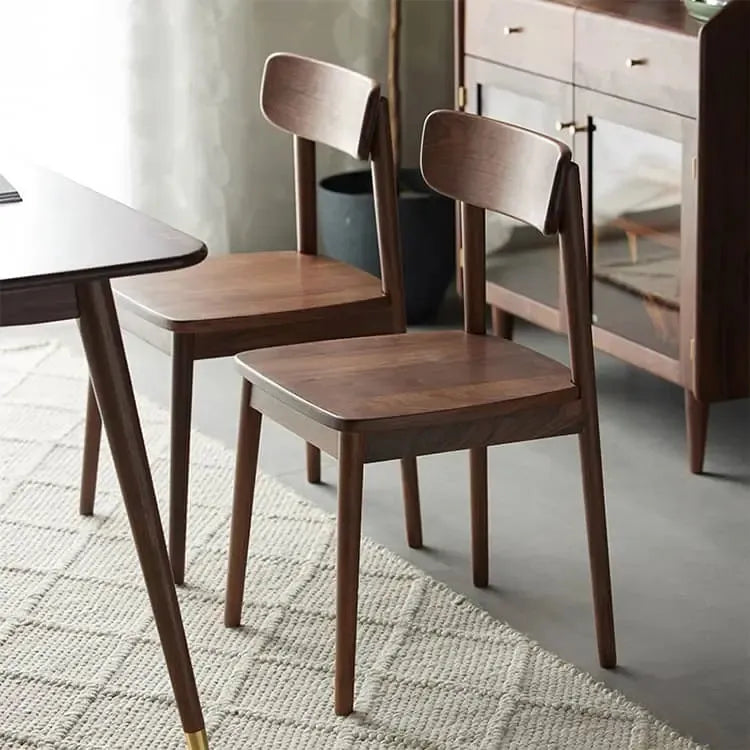 チェア ブラウン ブラックウォールナット材 ysys-b5127-chair