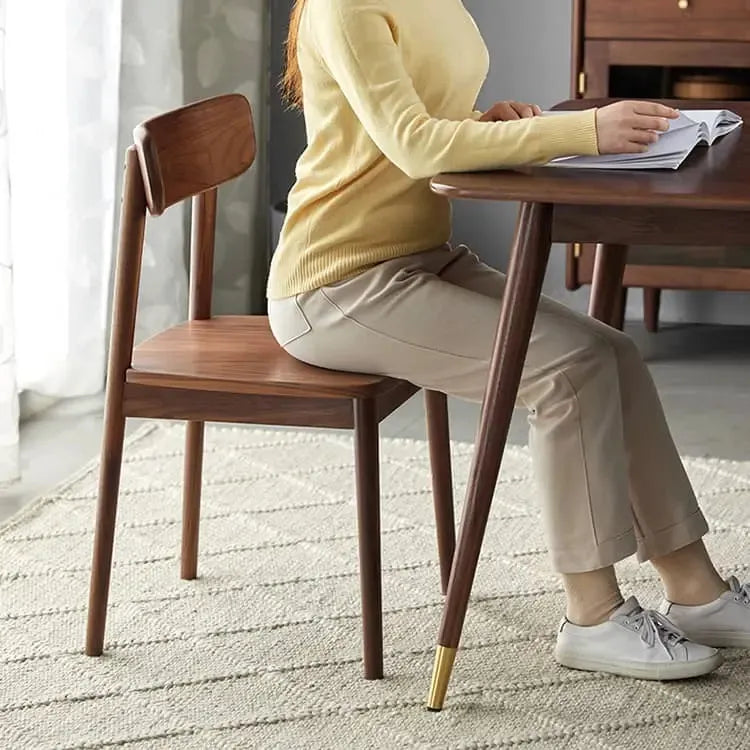 チェア ブラウン ブラックウォールナット材 ysys-b5127-chair