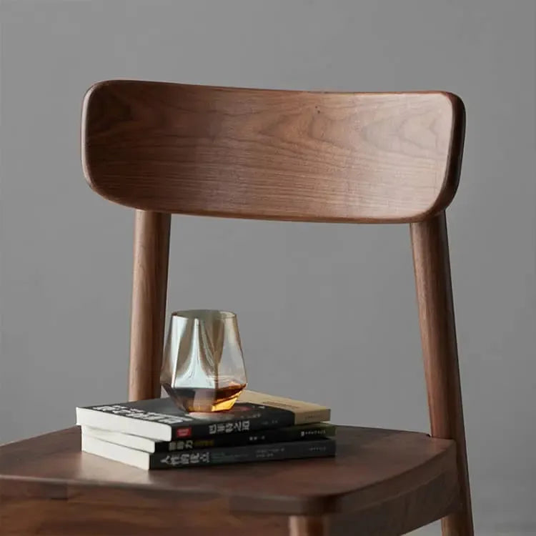 チェア ブラウン ブラックウォールナット材 ysys-b5127-chair