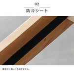 ベッド ナチュラル ケヤキ材 ポプラ材 ファブリック ysys-c3018-bed