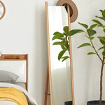 鏡 ナチュラル オーク材 鏡 金具 ysys-e1053-mirror
