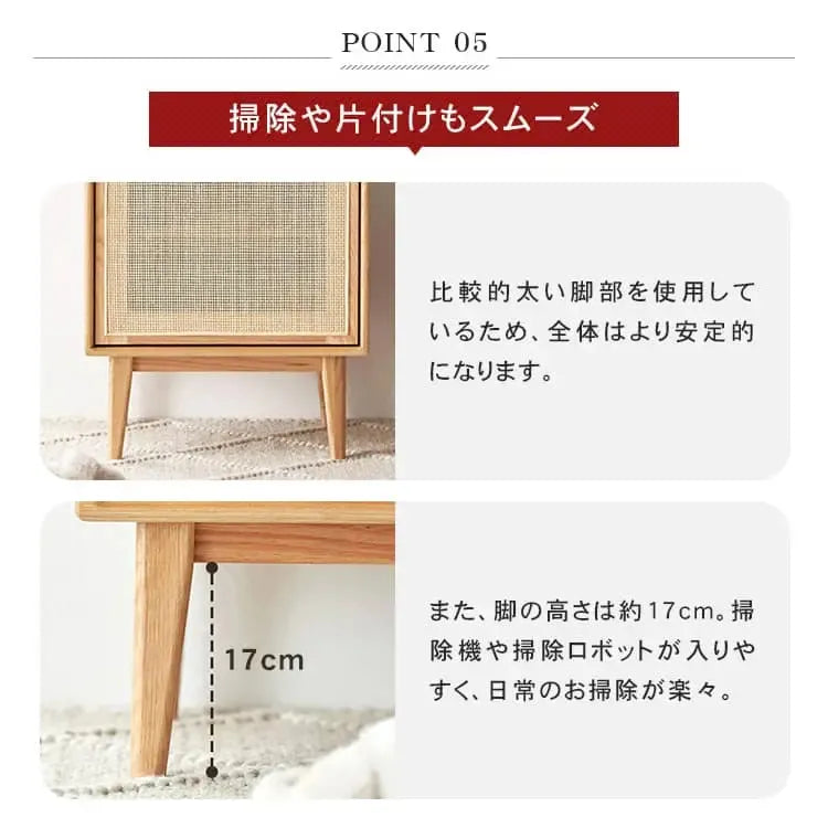 キャビネット ナチュラル ブラウン オーク材 キリ材 ysys-f8091-storage