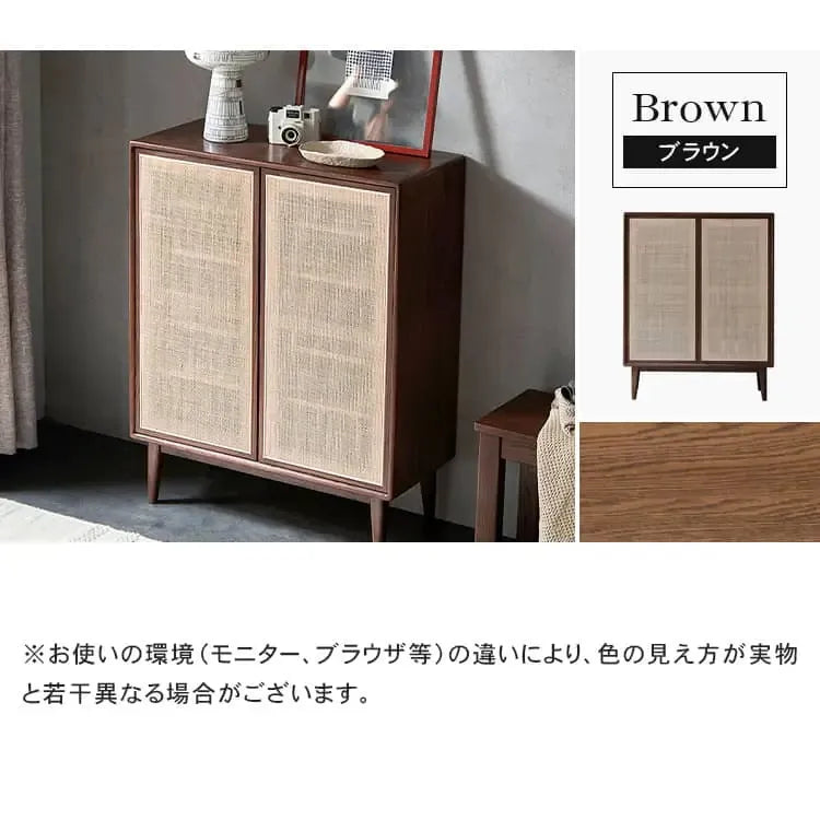キャビネット ナチュラル ブラウン オーク材 キリ材 ysys-f8091-storage