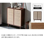 キャビネット ナチュラル ブラウン オーク材 キリ材 ysys-f8091-storage