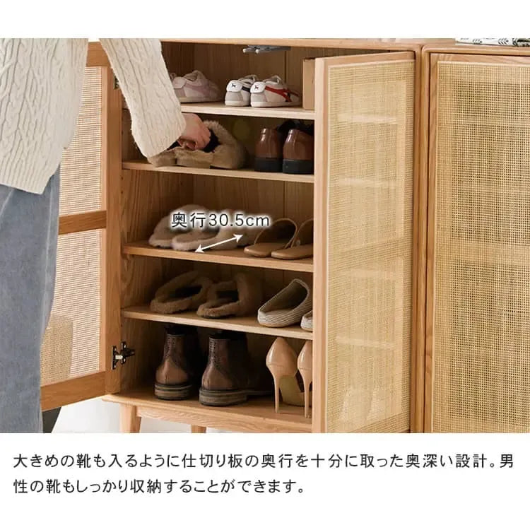 キャビネット ナチュラル ブラウン オーク材 キリ材 ysys-f8091-storage