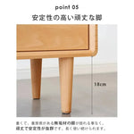 ナイトテーブル ナチュラル ケヤキ材 キリ材 ysys-g4023-nighttable