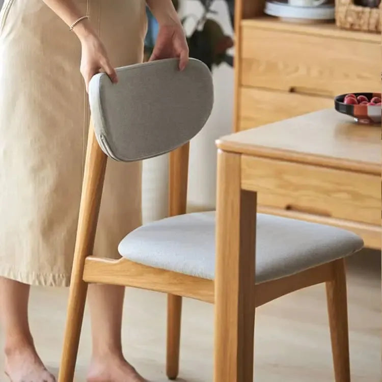 チェア グレー ダークグレー オーク材 ファブリック ysys-h6121-chair