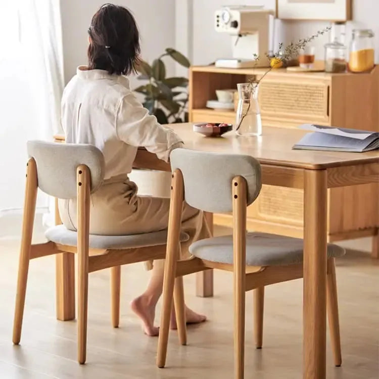 チェア グレー ダークグレー オーク材 ファブリック ysys-h6121-chair