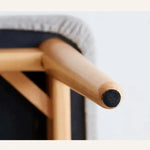 チェア グレー ダークグレー オーク材 ファブリック ysys-h6121-chair