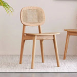 チェア ナチュラル オーク材 ラタン ysys-h6123-chair