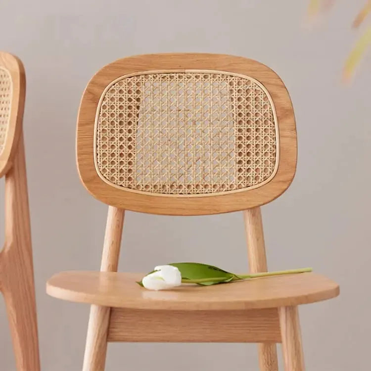 チェア ナチュラル オーク材 ラタン ysys-h6123-chair