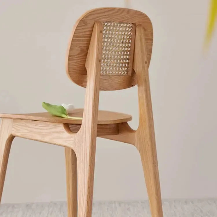 チェア ナチュラル オーク材 ラタン ysys-h6123-chair