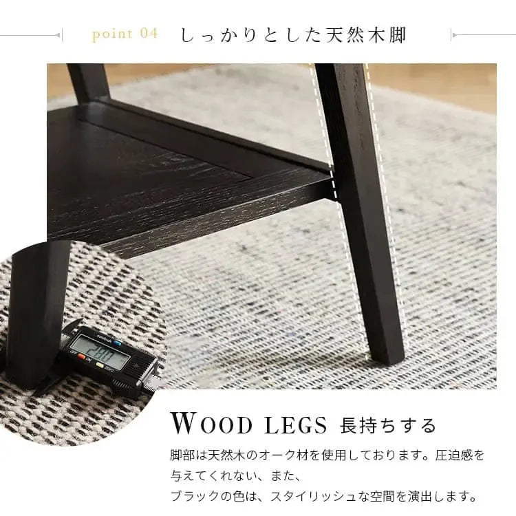 センターテーブル ホワイト セラミック オーク材 ysys-m6073-table