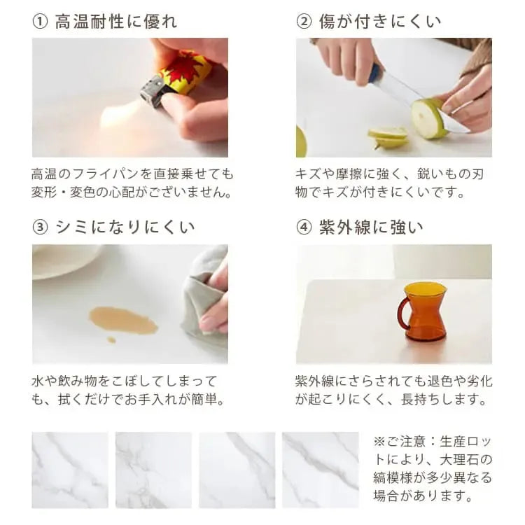 テーブル ホワイト セラミック オーク材 ysys-m6111-table