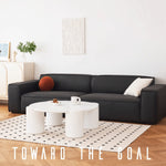 パイン材エアレザーソファー|快適でスタイリッシュなデザイン yw-166