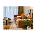 パイン材エアレザーソファー|快適でスタイリッシュなデザイン yw-166