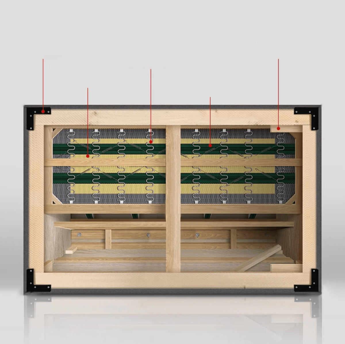 パイン材エアレザーソファー|快適でスタイリッシュなデザイン yw-166