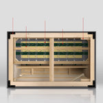 パイン材エアレザーソファー|快適でスタイリッシュなデザイン yw-166