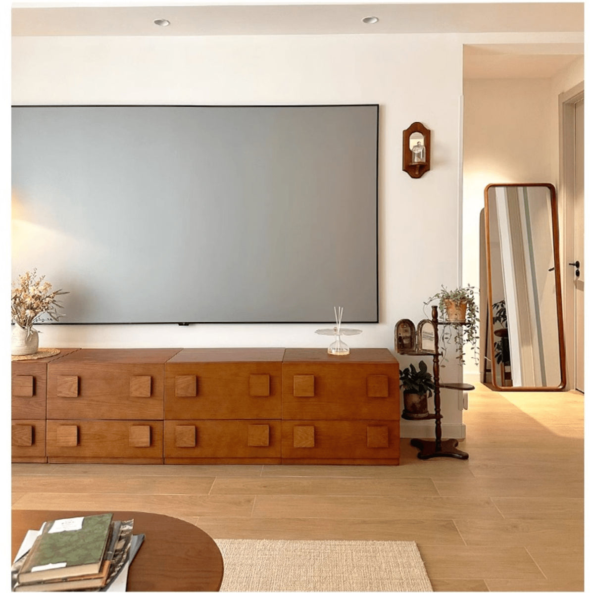 高品質MDF材質キャビネット|スタイリッシュ収納家具 yw-167