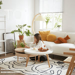 モダンデザインセンターテーブル MDF集成材 高耐久インテリア yw-179