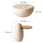 モダンデザイン強化ガラスセンターテーブル | 耐久性&スタイリッシュなリビングテーブル yw-195