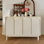 おしゃれなMDF集成材キャビネット|収納力抜群のデザイン家具 yw-199