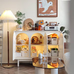 おしゃれなMDF集成材キャビネット|収納力抜群のデザイン家具 yw-199