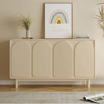 おしゃれなMDF集成材キャビネット|収納力抜群のデザイン家具 yw-199