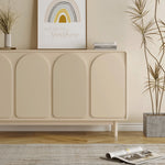 おしゃれなMDF集成材キャビネット|収納力抜群のデザイン家具 yw-199