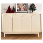 おしゃれなMDF集成材キャビネット|収納力抜群のデザイン家具 yw-199