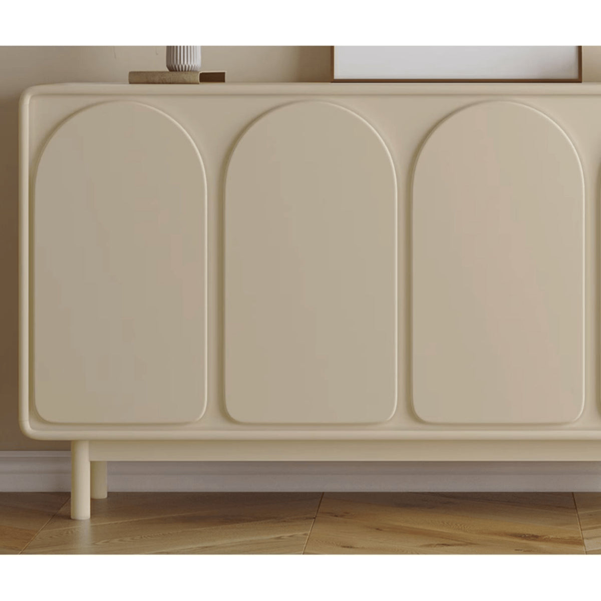 おしゃれなMDF集成材キャビネット|収納力抜群のデザイン家具 yw-199