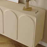 おしゃれなMDF集成材キャビネット|収納力抜群のデザイン家具 yw-199