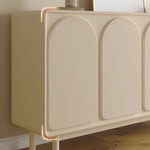 おしゃれなMDF集成材キャビネット|収納力抜群のデザイン家具 yw-199